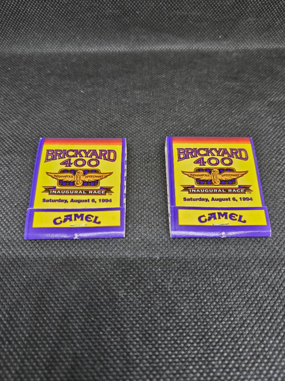 Vintage Camel Joe 1994 'Brickyard 400 Match Books (2)